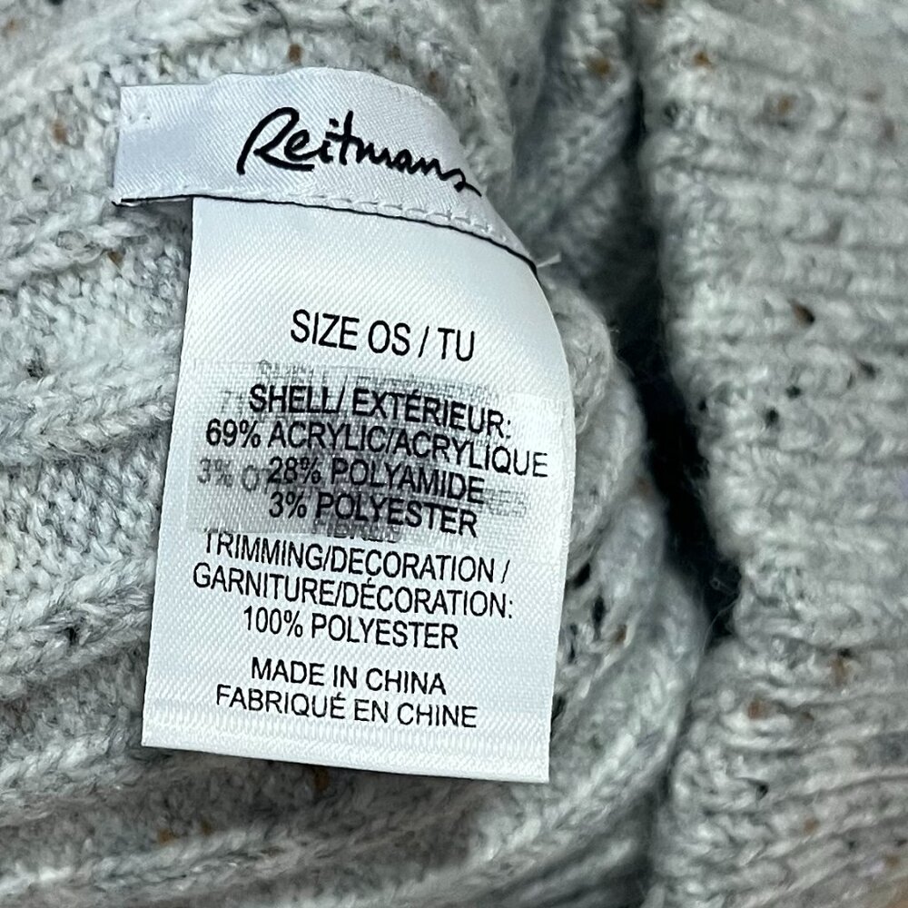 Reitmans Ribbed Beanie with Pompom - Picture 4 of 7